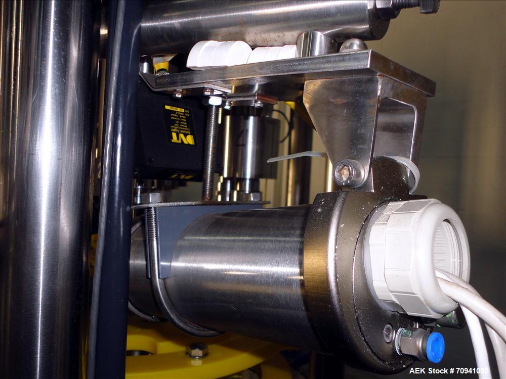 Used Serac Model R12D6 V6/720 Net Weight Monoblock Rotary Liquid Filler