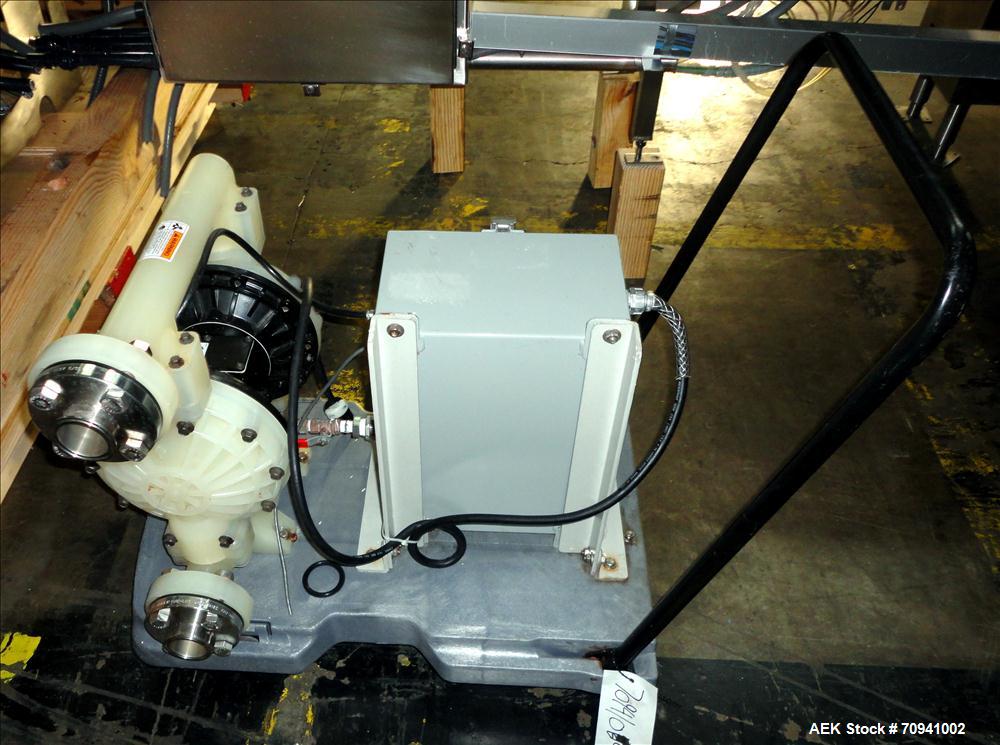 Used Serac Model R12D6 V6/720 Net Weight Monoblock Rotary Liquid Filler