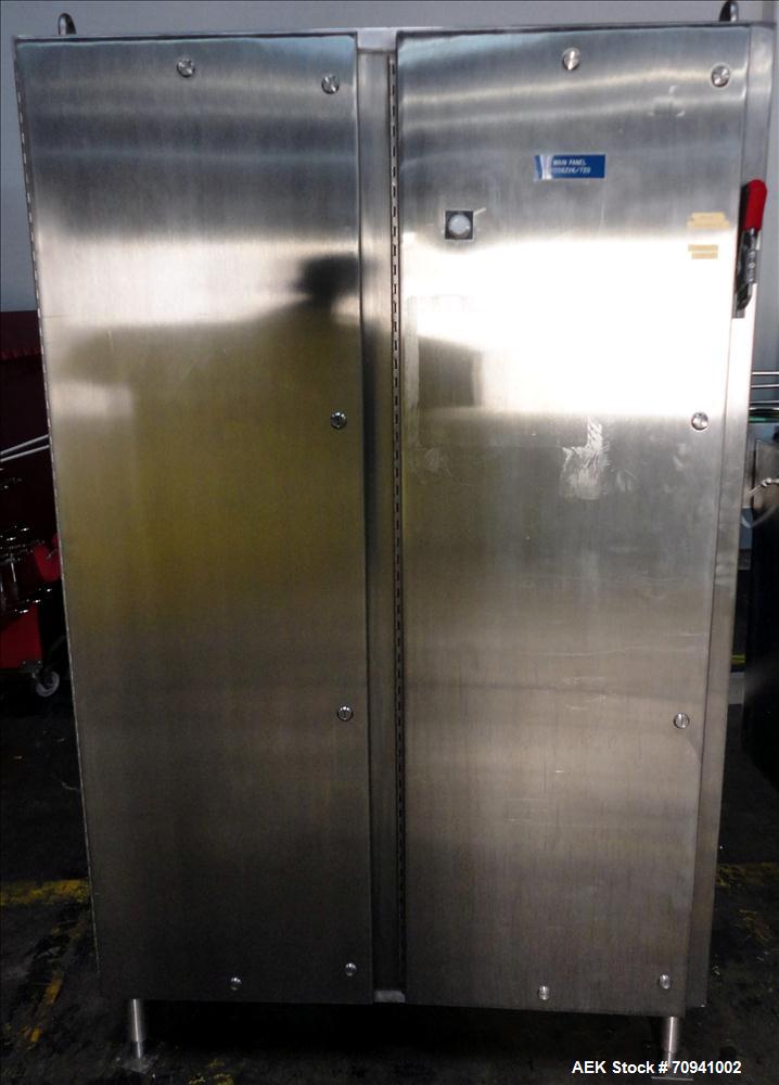 Used Serac Model R12D6 V6/720 Net Weight Monoblock Rotary Liquid Filler