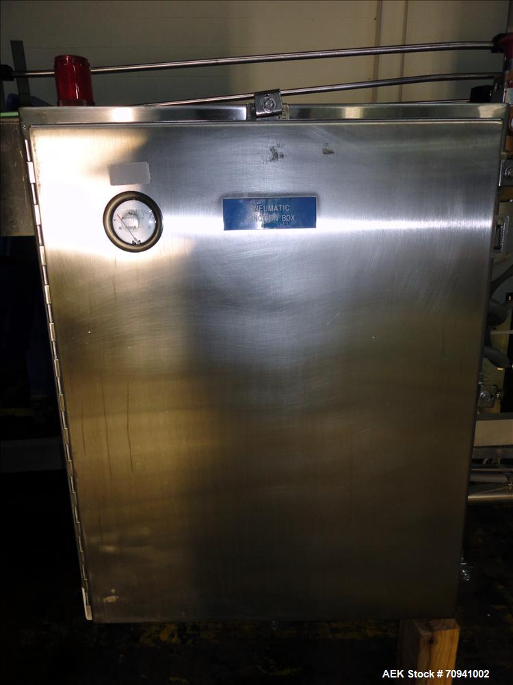 Used Serac Model R12D6 V6/720 Net Weight Monoblock Rotary Liquid Filler