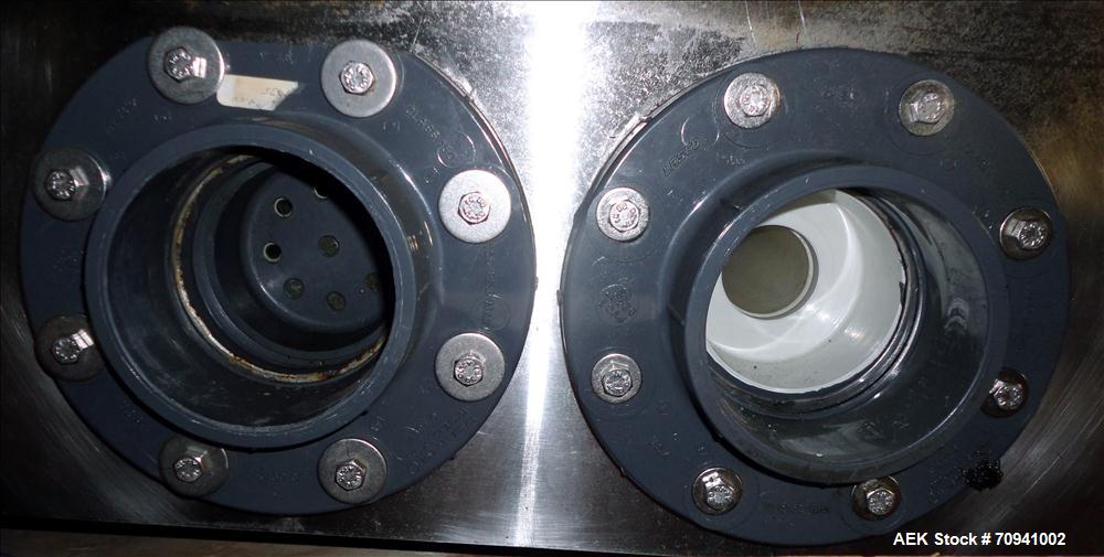 Used Serac Model R12D6 V6/720 Net Weight Monoblock Rotary Liquid Filler