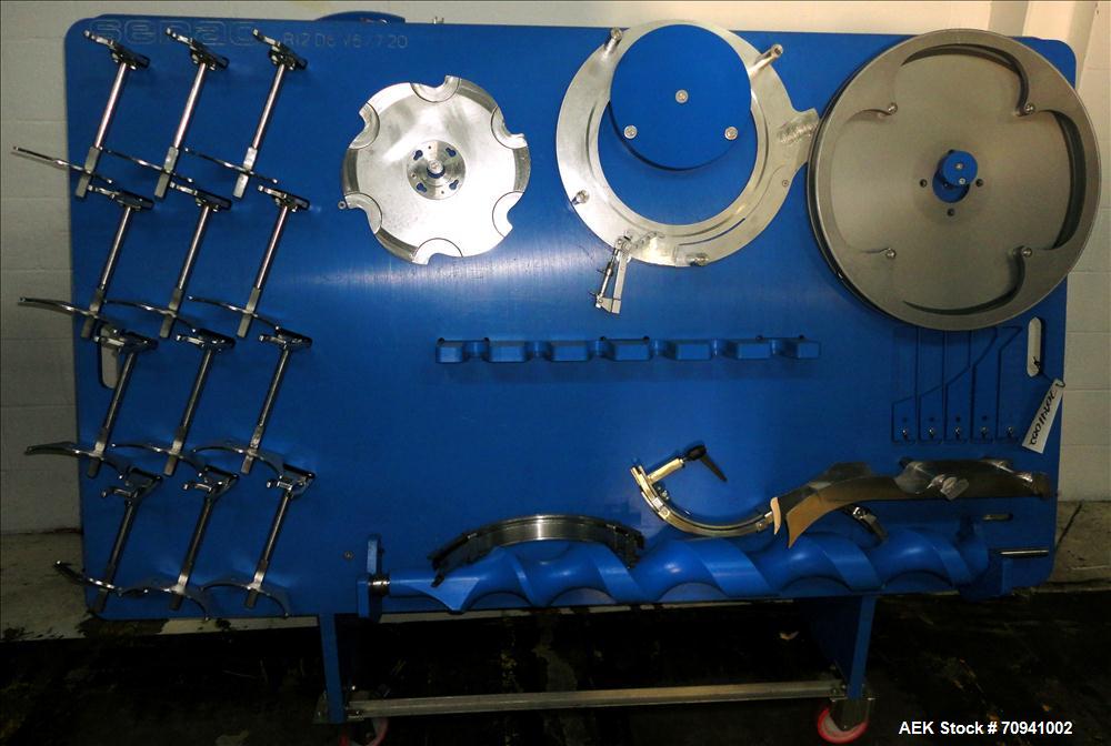 Used Serac Model R12D6 V6/720 Net Weight Monoblock Rotary Liquid Filler