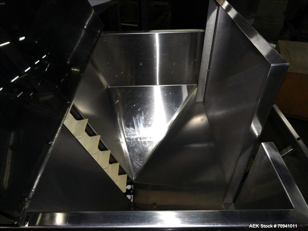 Used Serac Model R9D4-ZV41620 Monoblock 9 Head Net Weight Filler for Cubitainer