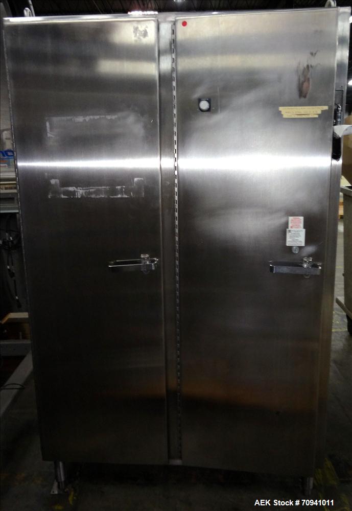 Used Serac Model R9D4-ZV41620 Monoblock 9 Head Net Weight Filler for Cubitainer