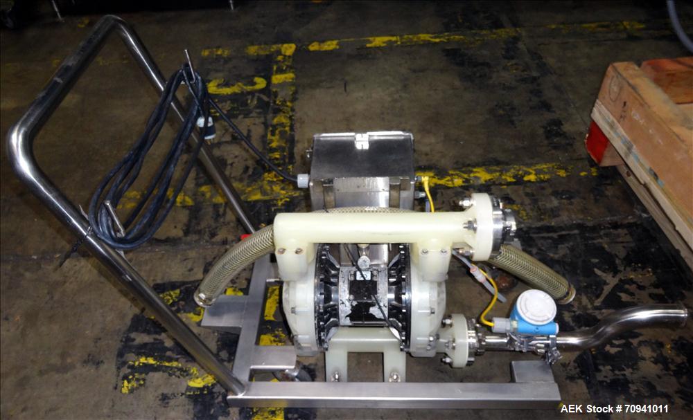 Used Serac Model R9D4-ZV41620 Monoblock 9 Head Net Weight Filler for Cubitainer