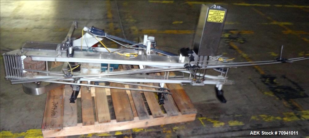Used Serac Model R9D4-ZV41620 Monoblock 9 Head Net Weight Filler for Cubitainer
