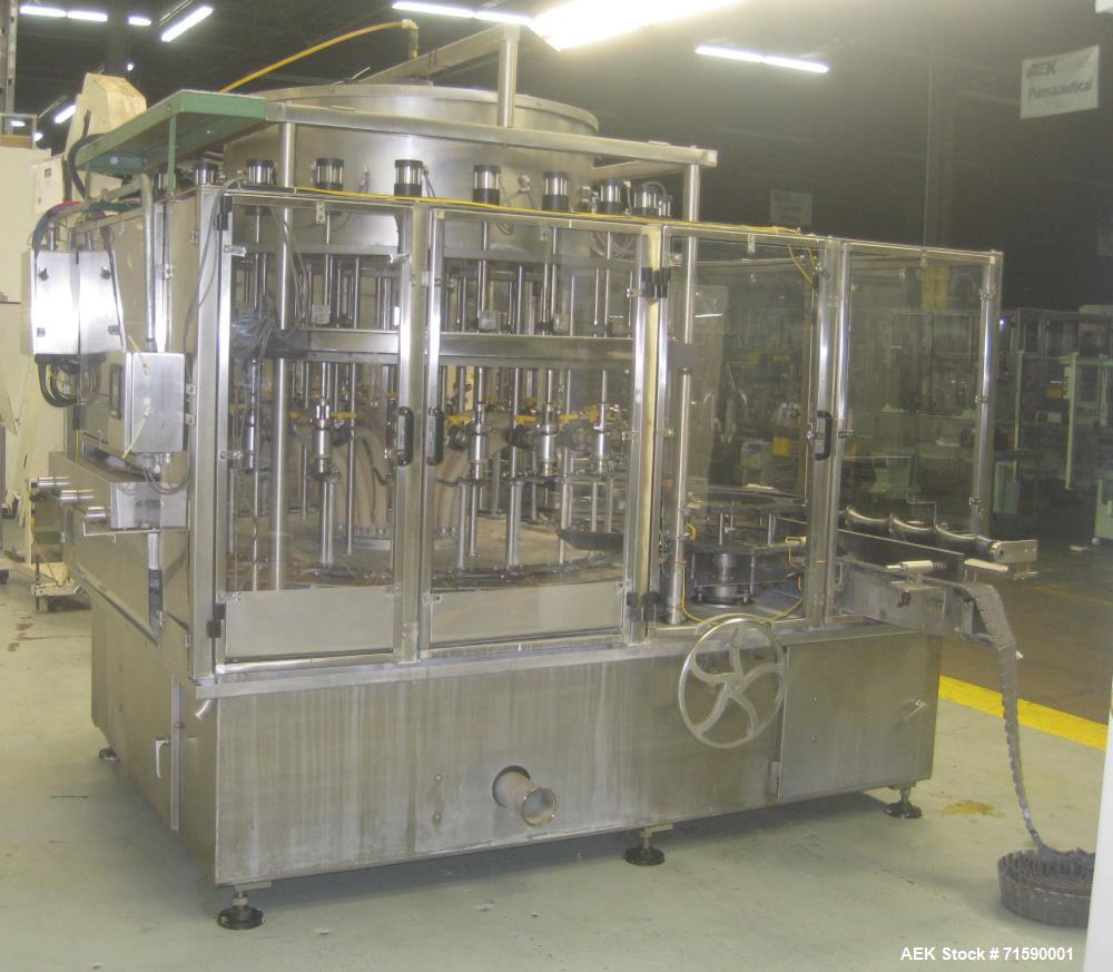 Used US Bottlers Machinery Bottle Filling and Capping Line