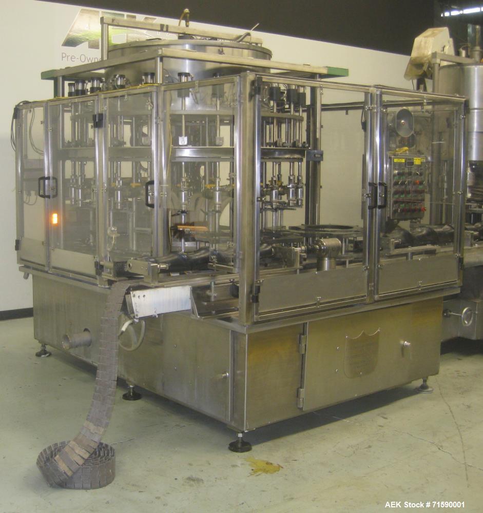 Used US Bottlers Machinery Bottle Filling and Capping Line