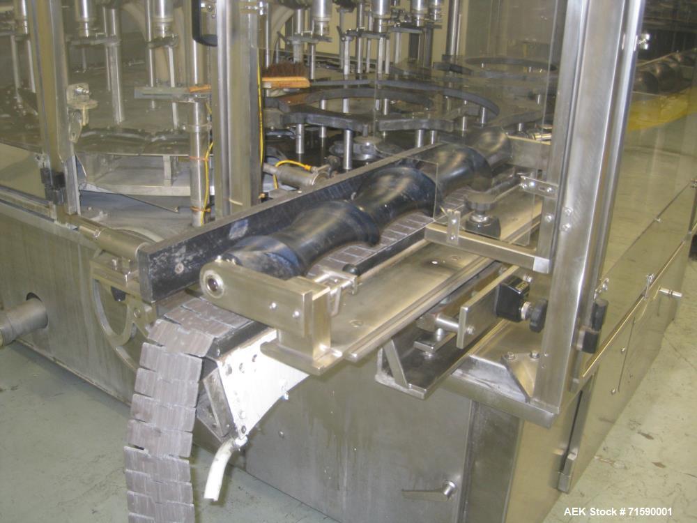 Used US Bottlers Machinery Bottle Filling and Capping Line