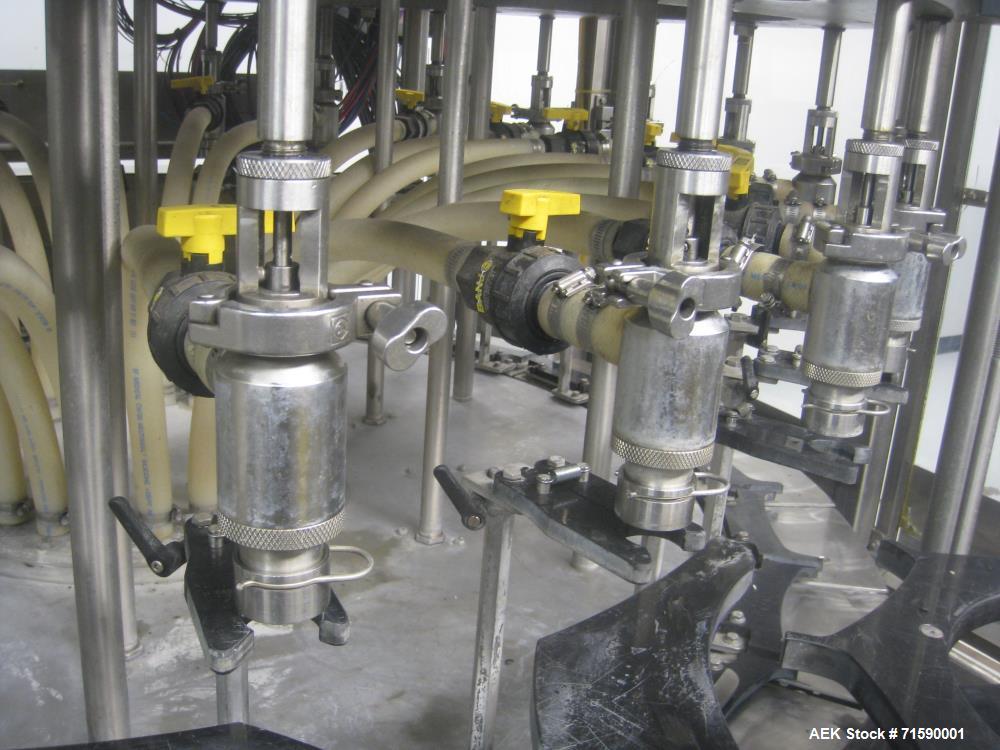 Used- US Bottlers Machinery Bottle Filling and Capping Line