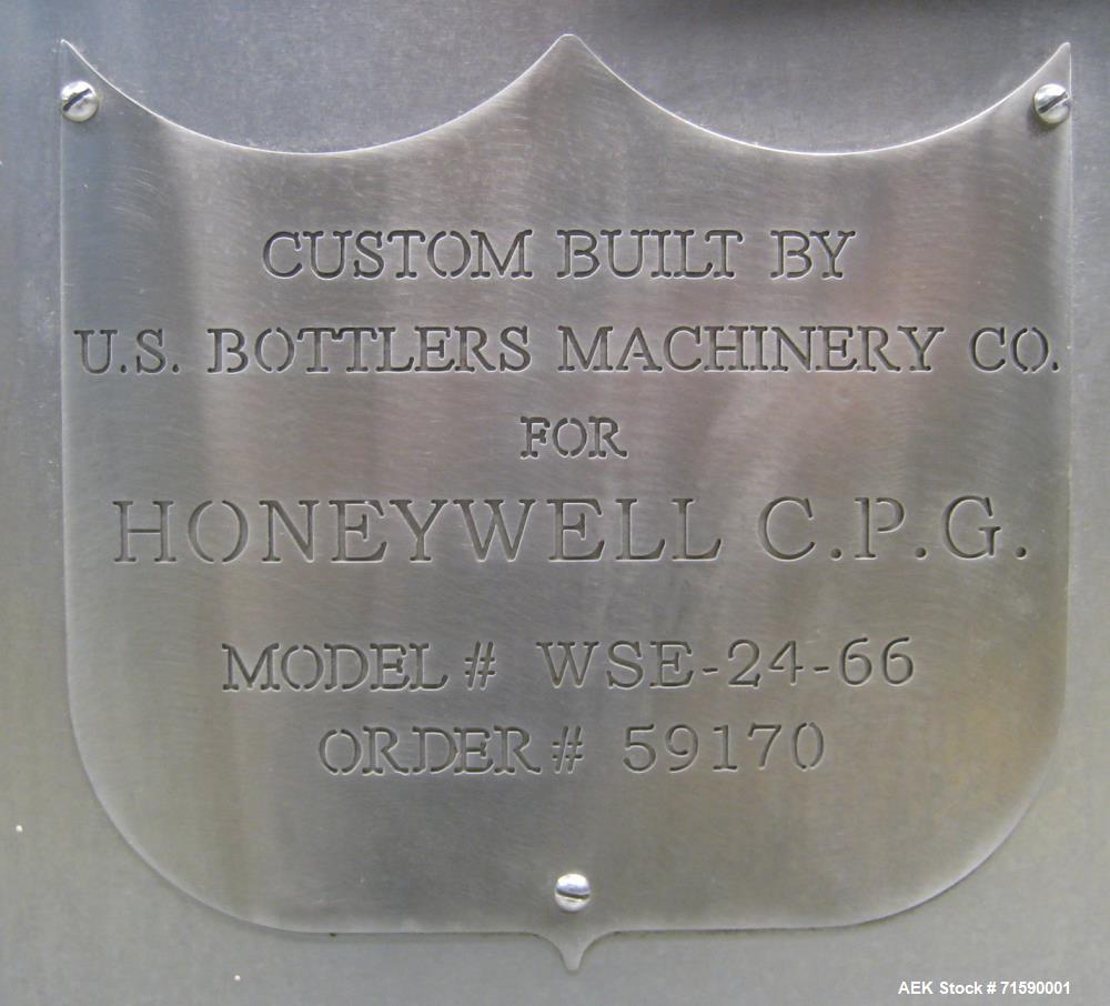 Used US Bottlers Machinery Bottle Filling and Capping Line