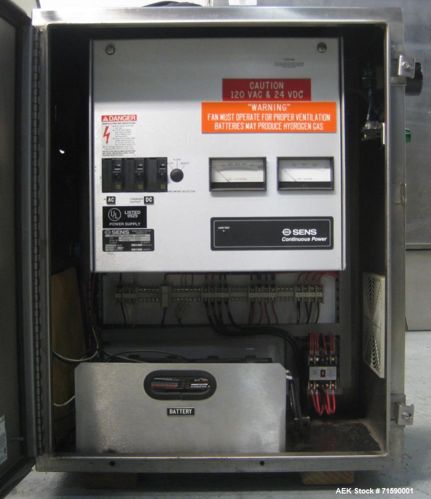 Used US Bottlers Machinery Bottle Filling and Capping Line