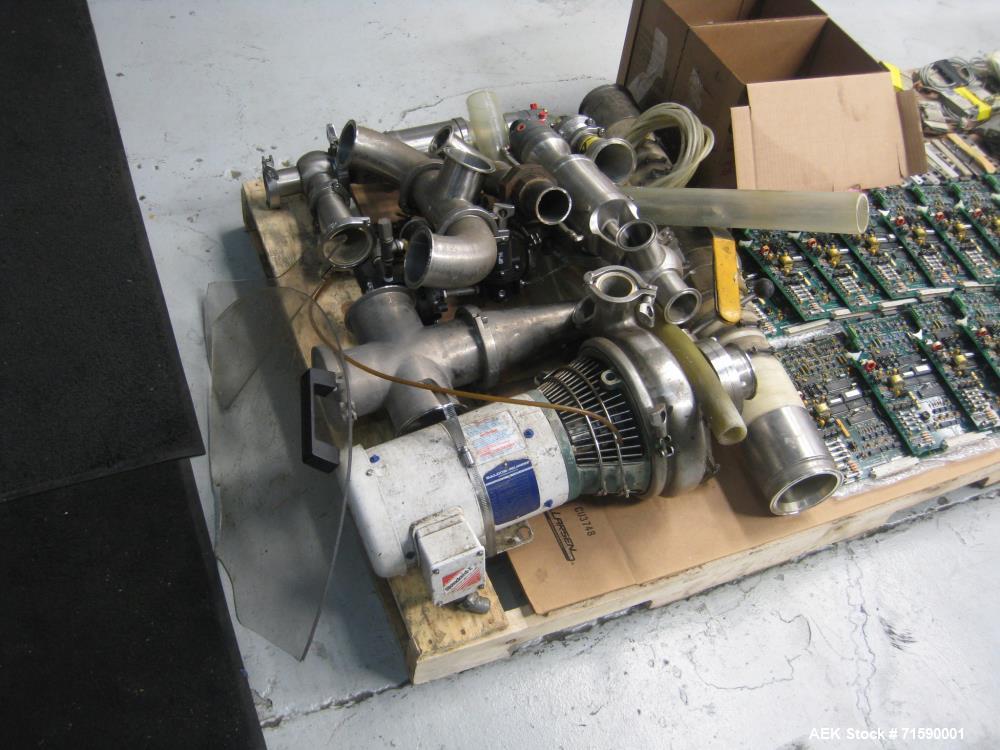 Used US Bottlers Machinery Bottle Filling and Capping Line