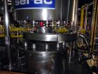 Used Serac Model R12D6 V6/720 Net Weight Monoblock Rotary Liquid Filler