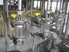 Used- US Bottlers Machinery Bottle Filling and Capping Line