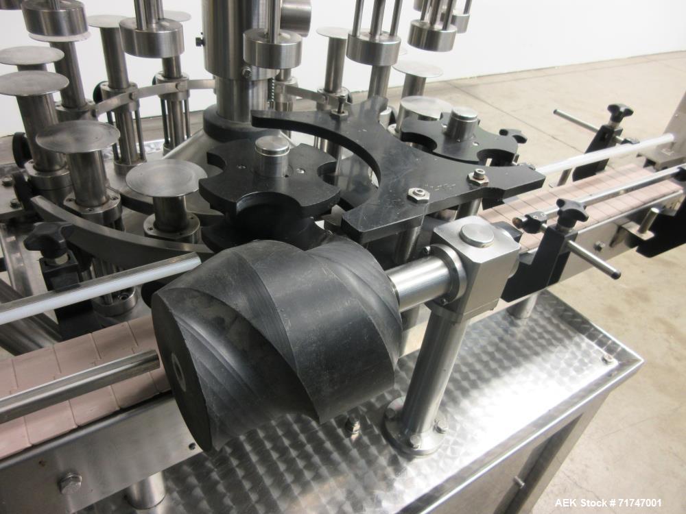 Used GAI Model 6200 16-Head Rotary Vacuum Filler
