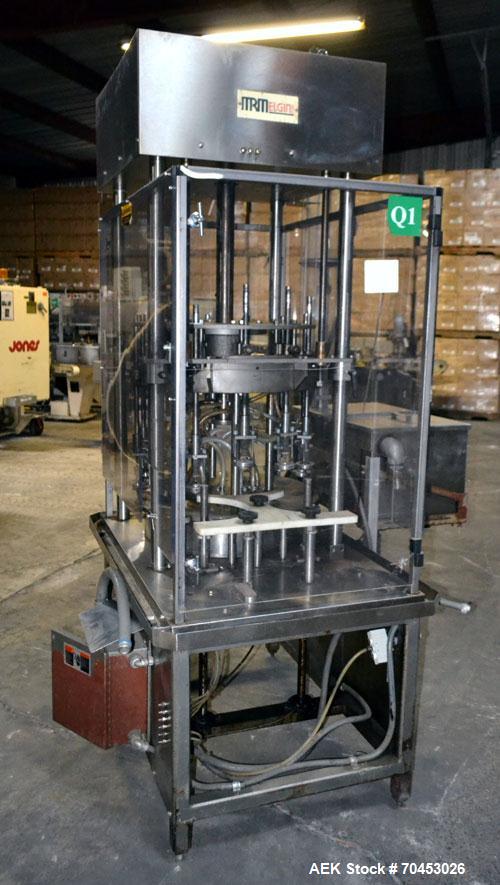 Used MRM/Elgin 12 Head Rotary Vacuum Filler
