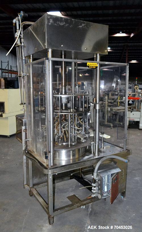 Used MRM/Elgin 12 Head Rotary Vacuum Filler