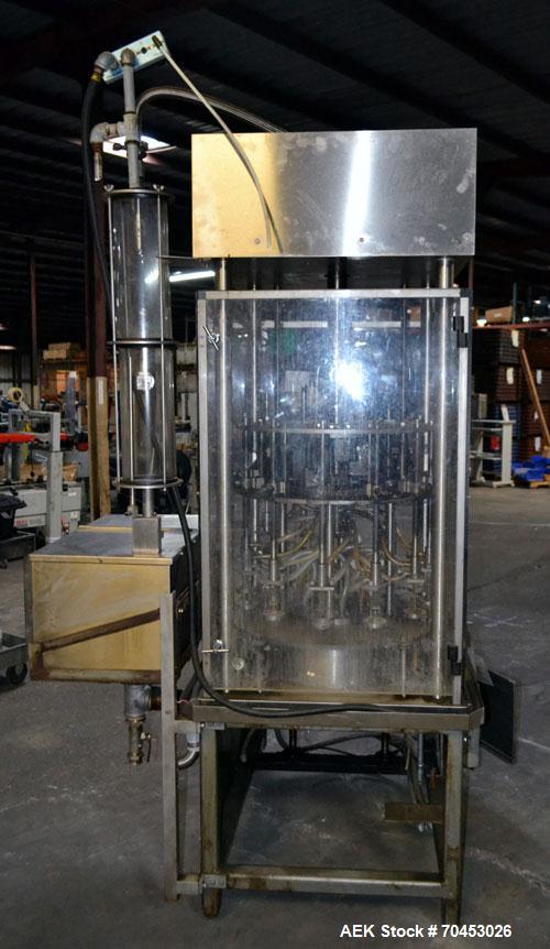 Used MRM/Elgin 12 Head Rotary Vacuum Filler