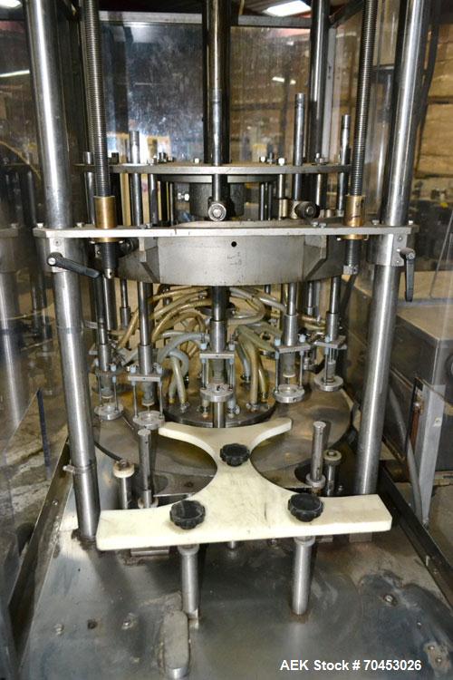 Used MRM/Elgin 12 Head Rotary Vacuum Filler