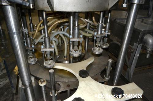 Used MRM/Elgin 12 Head Rotary Vacuum Filler