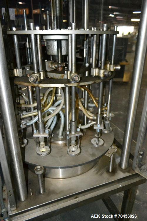 Used MRM/Elgin 12 Head Rotary Vacuum Filler
