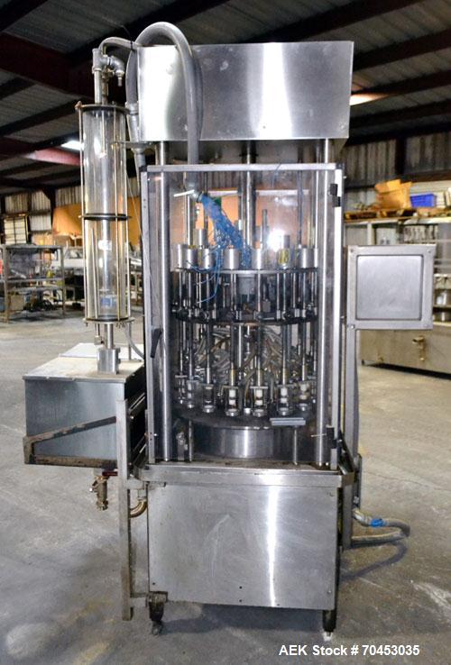 Used MRM/Elgin 18 Head Rotary Vacuum Filler