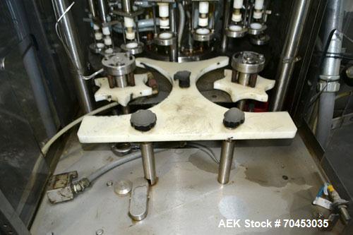 Used MRM/Elgin 18 Head Rotary Vacuum Filler