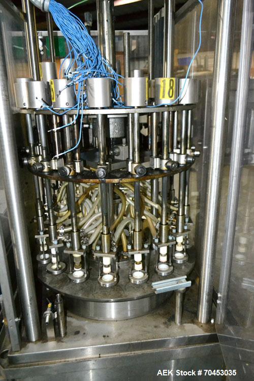 Used MRM/Elgin 18 Head Rotary Vacuum Filler