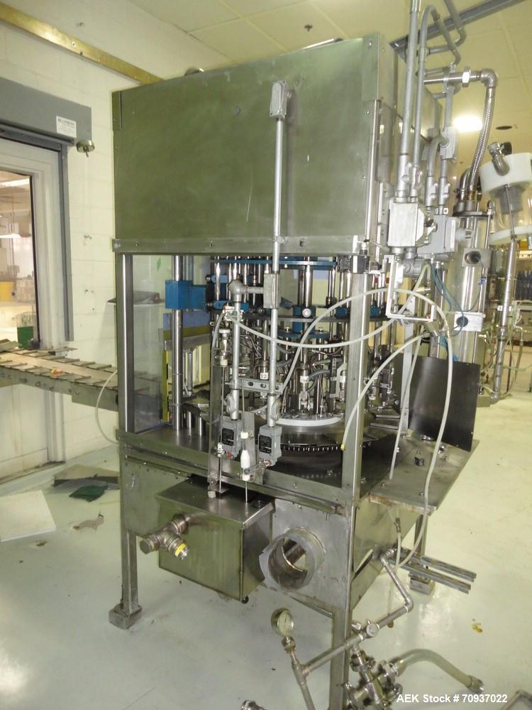 Used- RJM 16 Head Rotary Vacuum Pocket Filler