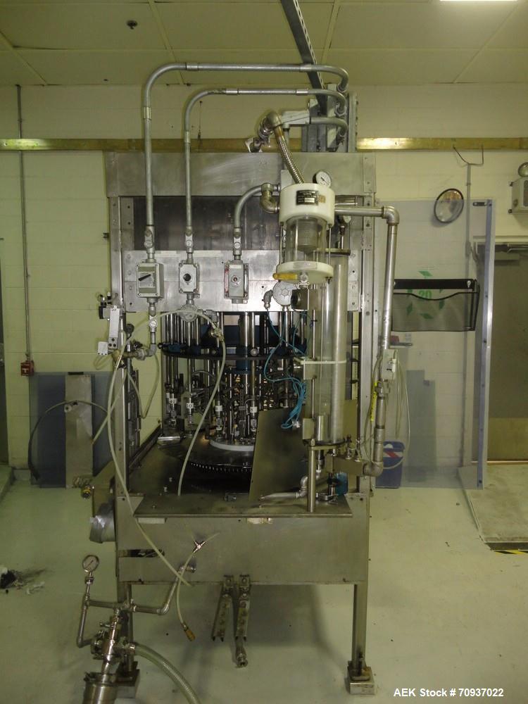 Used- RJM 16 Head Rotary Vacuum Pocket Filler