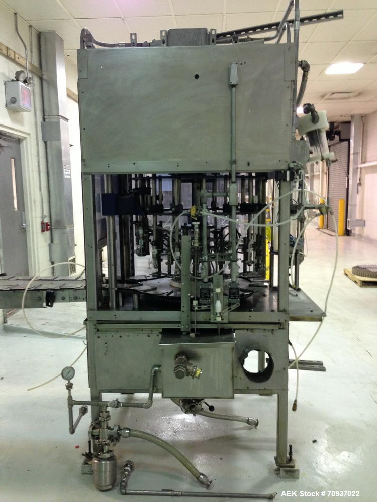 Used- RJM 16 Head Rotary Vacuum Pocket Filler