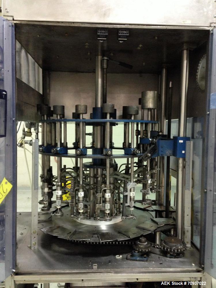 Used- RJM 16 Head Rotary Vacuum Pocket Filler