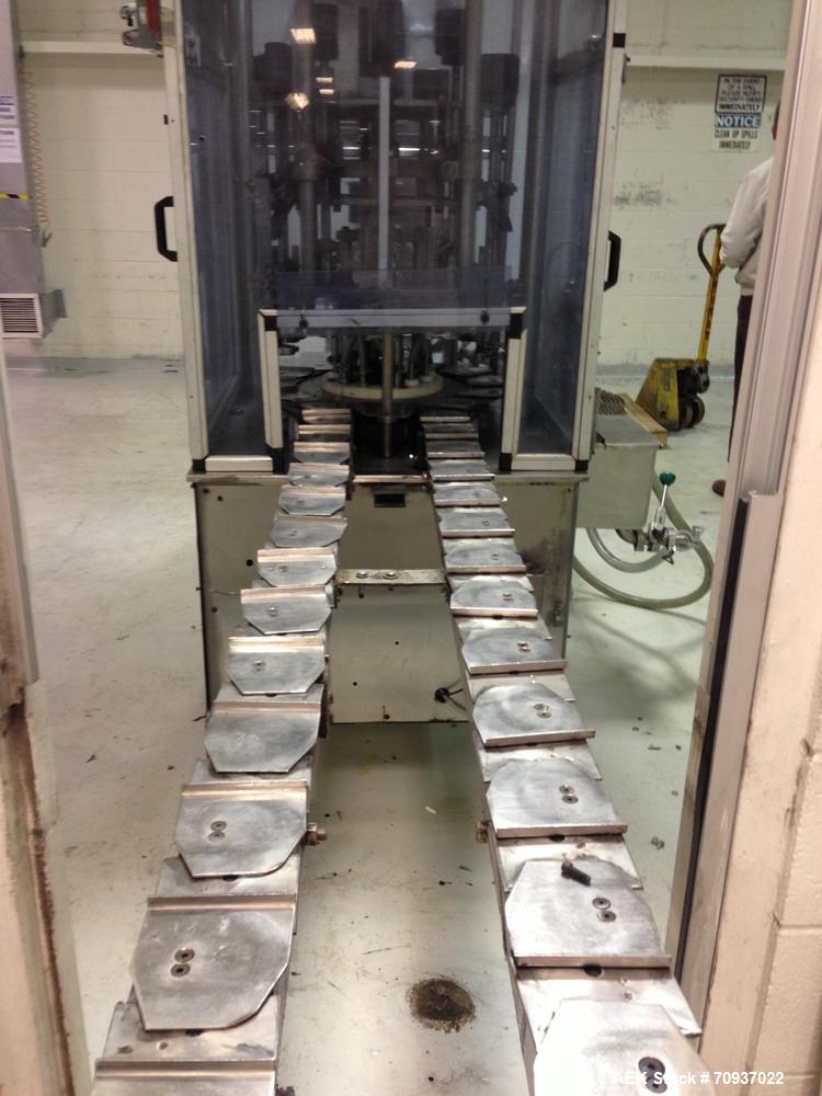 Used- RJM 16 Head Rotary Vacuum Pocket Filler