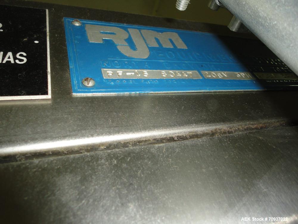 Used- RJM 16 Head Rotary Vacuum Pocket Filler