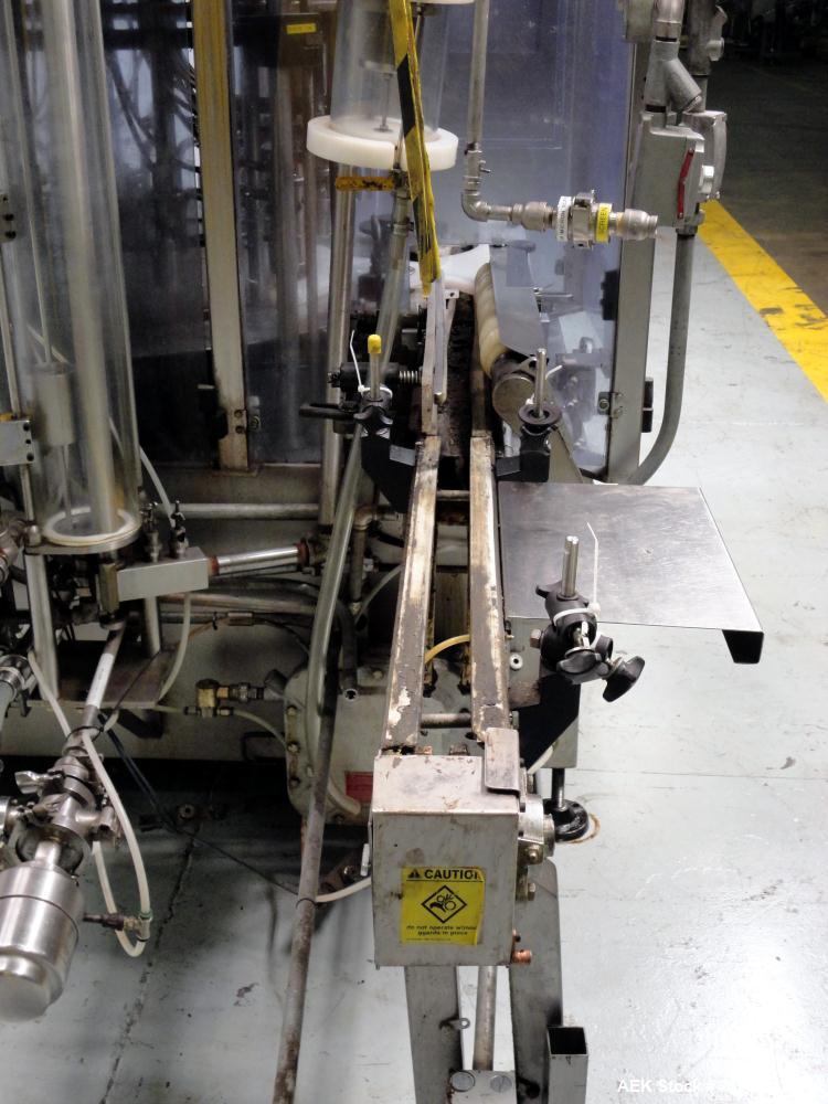 Used- US Bottlers Model VA-28 Rotary Vacuum Liquid Filler