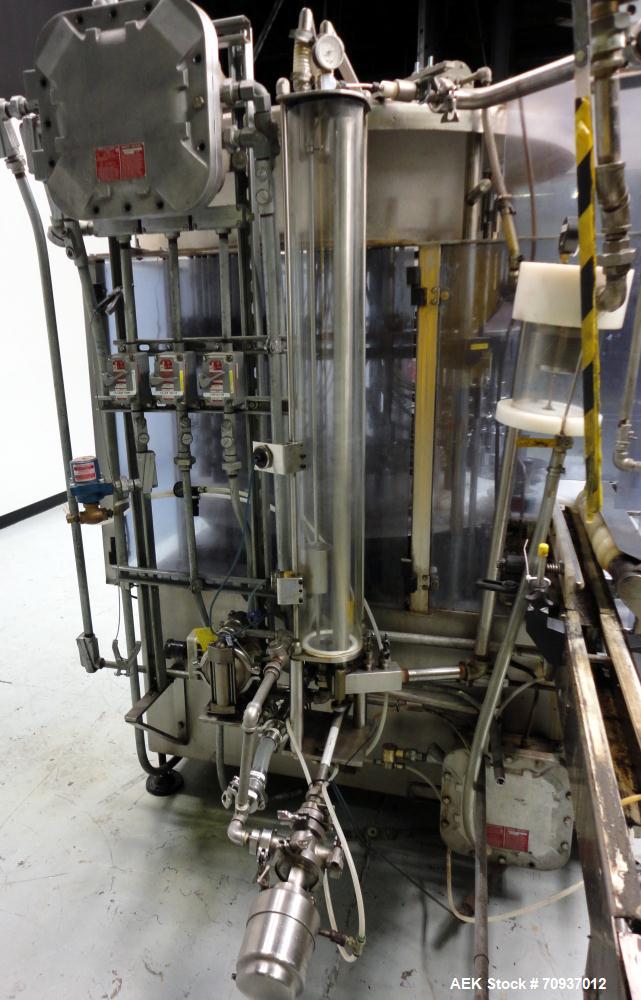 Used US Bottlers Model VA-28 Rotary Vacuum Liquid Filler