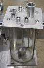 Used- Accutek AccuVac Series 4-Head Automatic Vacuum Filler. 4-Diving nozzles. Production speed up to 60 CPM. Approximate fi...