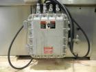 Used MRM Elgin 24 Head Rotary Gravity Overflow Filler. Capable of speeds up to 130 containers per minute. Machine is set on 6