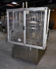 Used US Bottlers VA-32 Rotary Vacuum Filler chassis, not equipped with nozzles or change parts. SELLING PRICE AS IS, WHERE IS, SANFORD, NC.