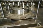 Used US Bottlers VA-32 Rotary Vacuum Filler chassis, not equipped with nozzles or change parts. SELLING PRICE AS IS, WHERE IS, SANFORD, NC.