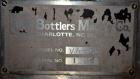 Used US Bottlers VA-32 Rotary Vacuum Filler chassis, not equipped with nozzles or change parts. SELLING PRICE AS IS, WHERE IS, SANFORD, NC.