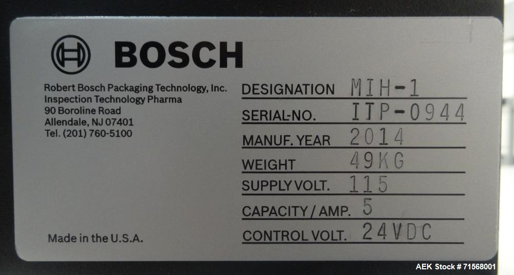 Used Bosch ARF 1020 Glass Ampoule Filler/Flame Sealer