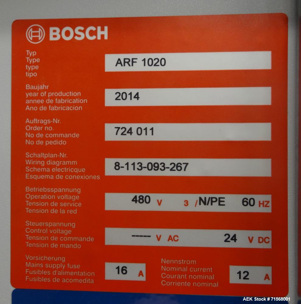 Used Bosch ARF 1020 Glass Ampoule Filler/Flame Sealer