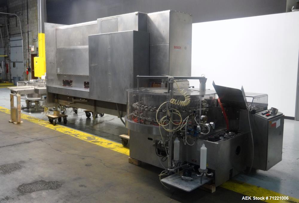 Used Bosch (Strunck) Complete Vial/Ampoule Injectable Filling Line