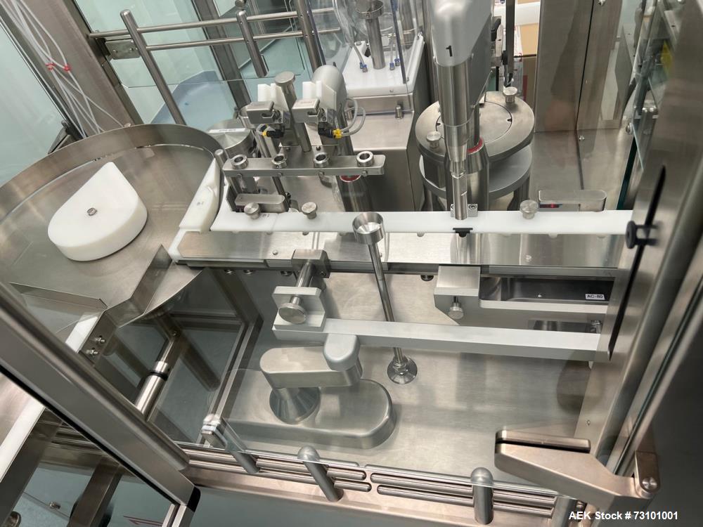 Capmatic Model Synergy Patriot FSA 211 Automatic Sterile Vial Filler Stopper