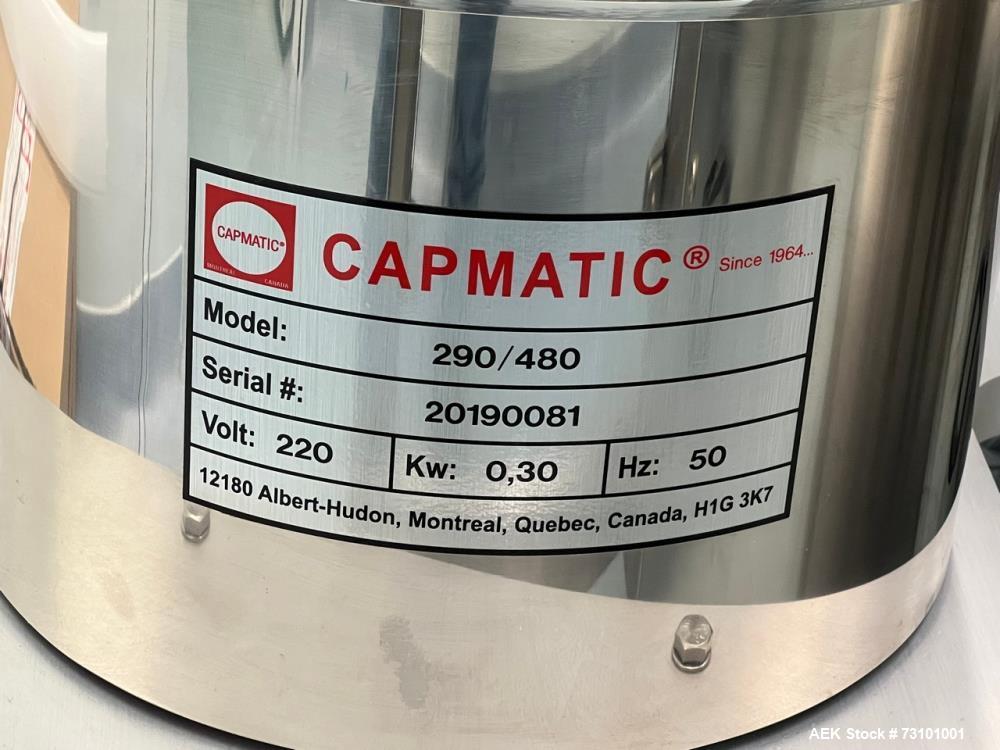 Capmatic Model Synergy Patriot FSA 211 Automatic Sterile Vial Filler Stopper