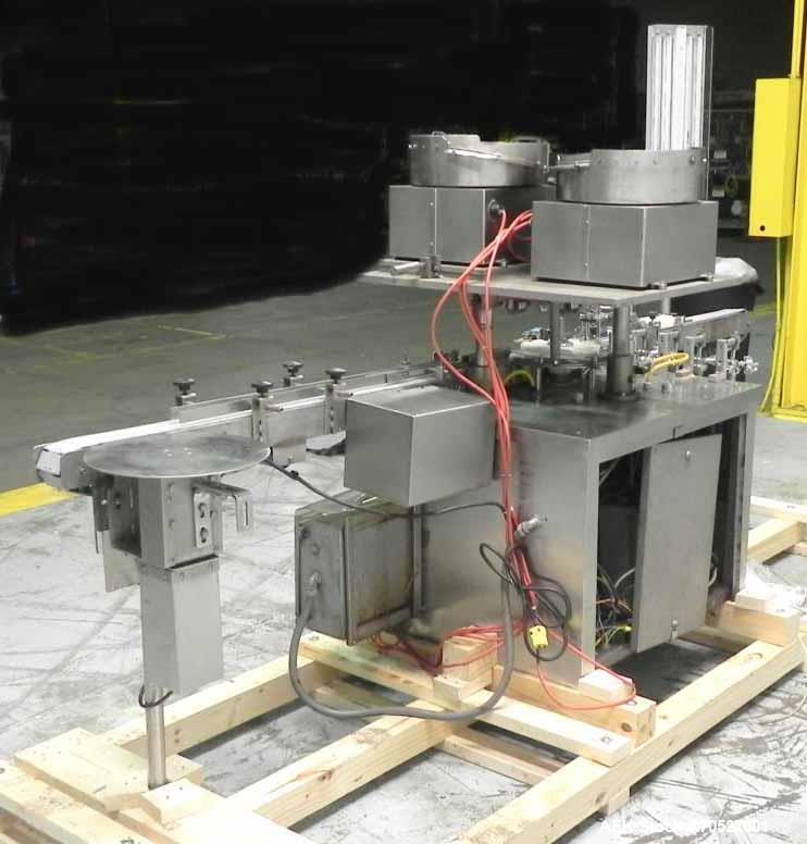 Used Chase Logeman (Hull) Model FSS4.12 Vial Filling and Stoppering Machine