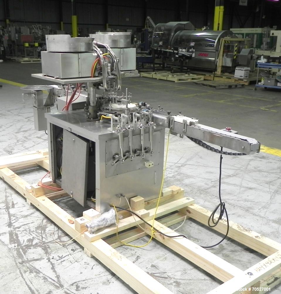 Used Chase Logeman (Hull) Model FSS4.12 Vial Filling and Stoppering Machine
