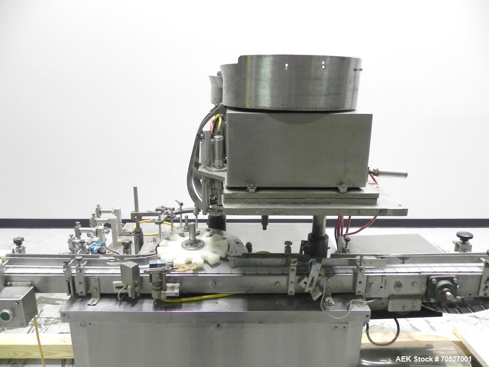 Used Chase Logeman (Hull) Model FSS4.12 Vial Filling and Stoppering Machine